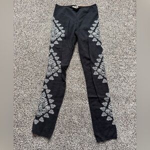 Odd Molly Black and White Patterned Leggings